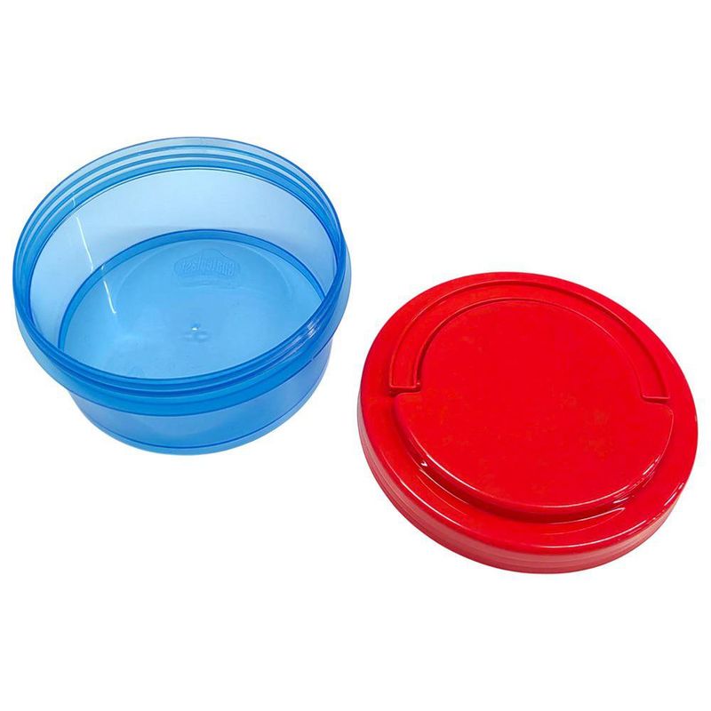 Set de Recipiente Redondo de 24 oz con Asa y Pachón Multicolor