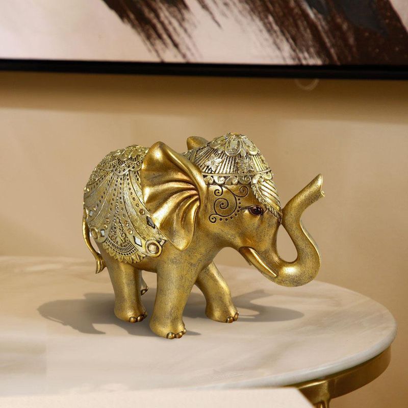 Elefante Decorativo Dorado