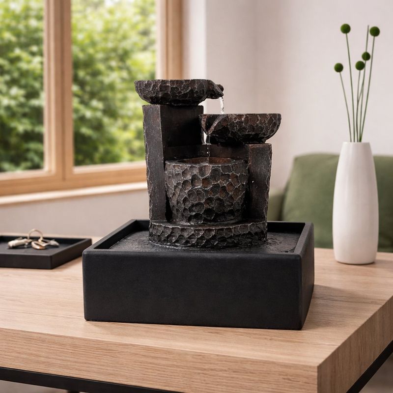 Fuente Decorativa con Luz 1 Nivel