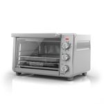 Horno Tostador con Freidora de Aire Black+Decker de 21.8 L Color Plateado