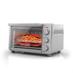Horno Tostador con Freidora de Aire Black+Decker de 21.8 L Color Plateado
