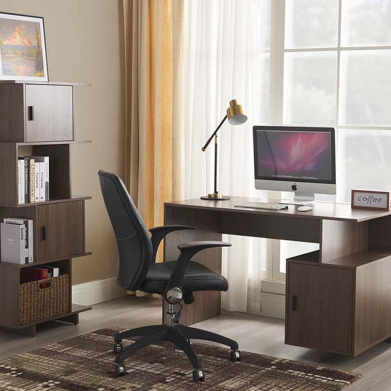 Escritorio Moderno Topacio Color Café 120x60x76 cm