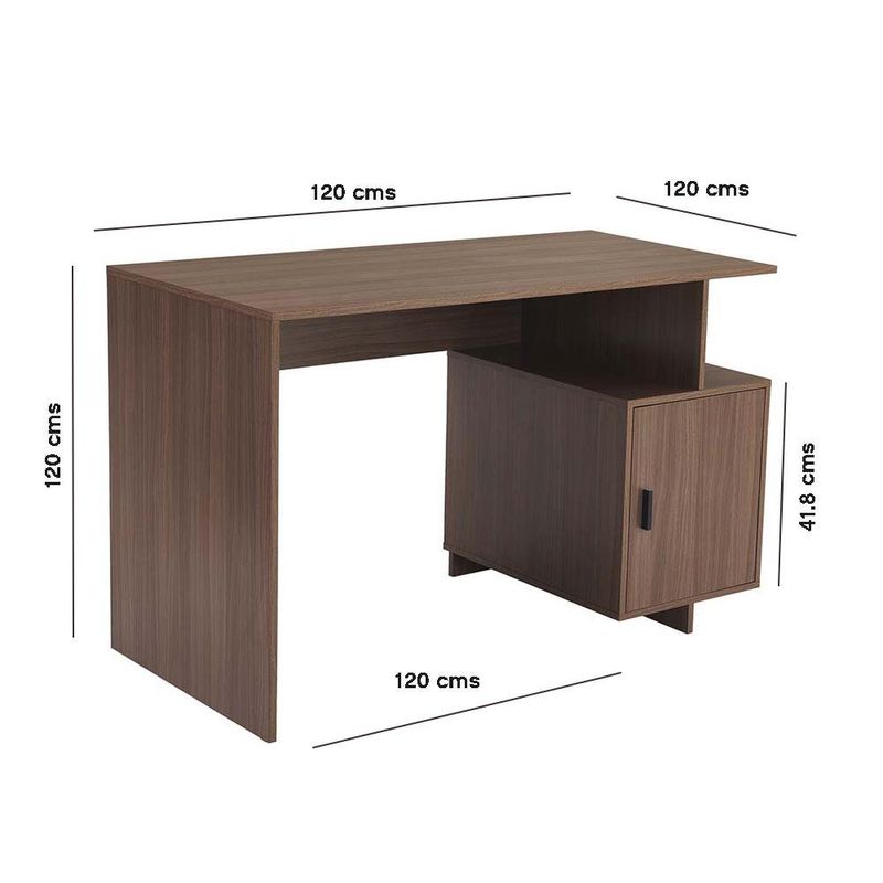 Escritorio Moderno Topacio Color Café 120x60x76 cm