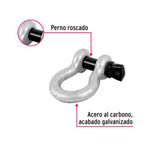 Grillete de Acero Forjado 1/2 plg