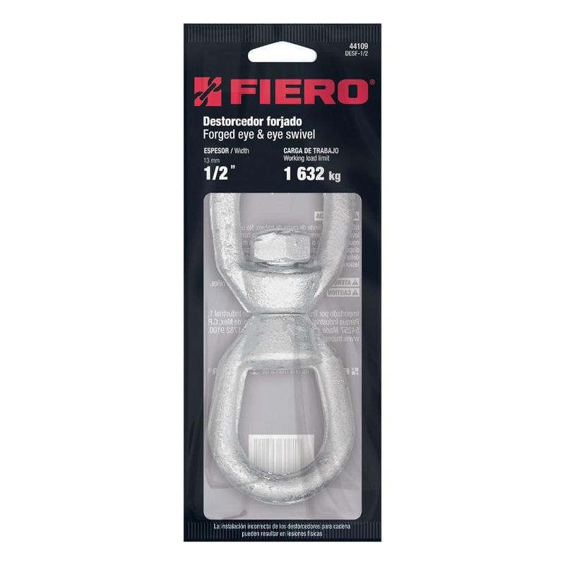 Destorcedor Forjado para Cable de 1/2 plg