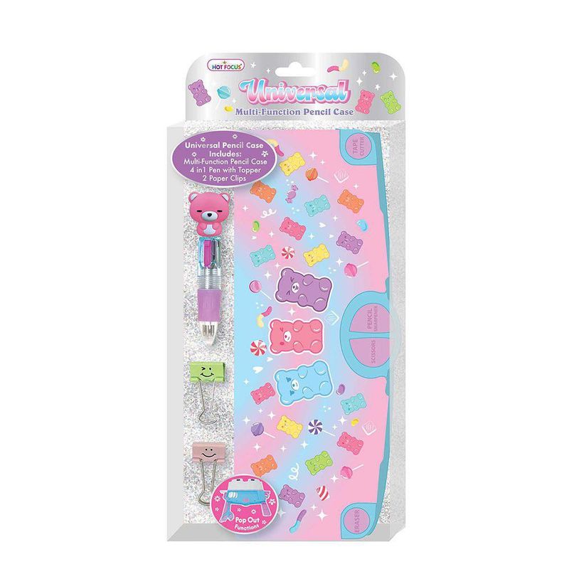 Estuche Multiusos con Accesorios Diseño de Ositos y Dulces