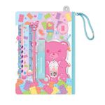 Set Escolar con Accesorios Diseño de Osito y Dulces