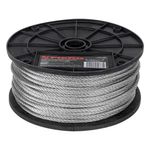 Cable Rígido de Acero 3/16 plg por Metro
