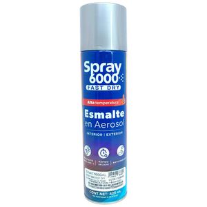 Esmalte en Aerosol Alta Temperatura Spray 6000 de 425 ml