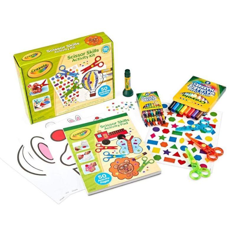 Set de Actividades Crayola Scissor Skills con Tijeras y Figuras