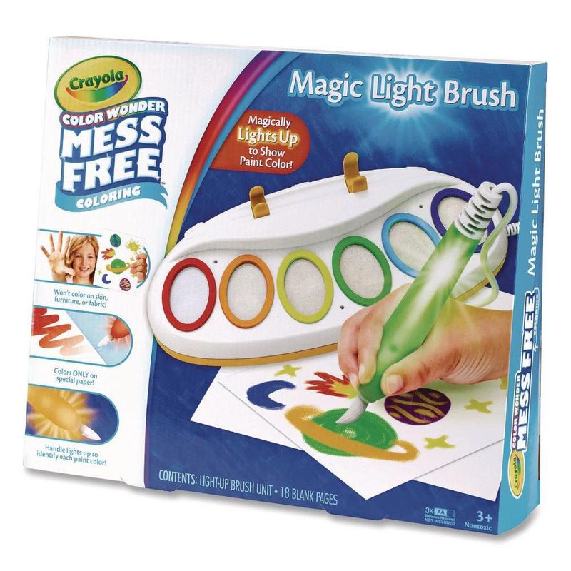 Set de pintura Crayola Color Wonder Magic Light Brush 18 piezas