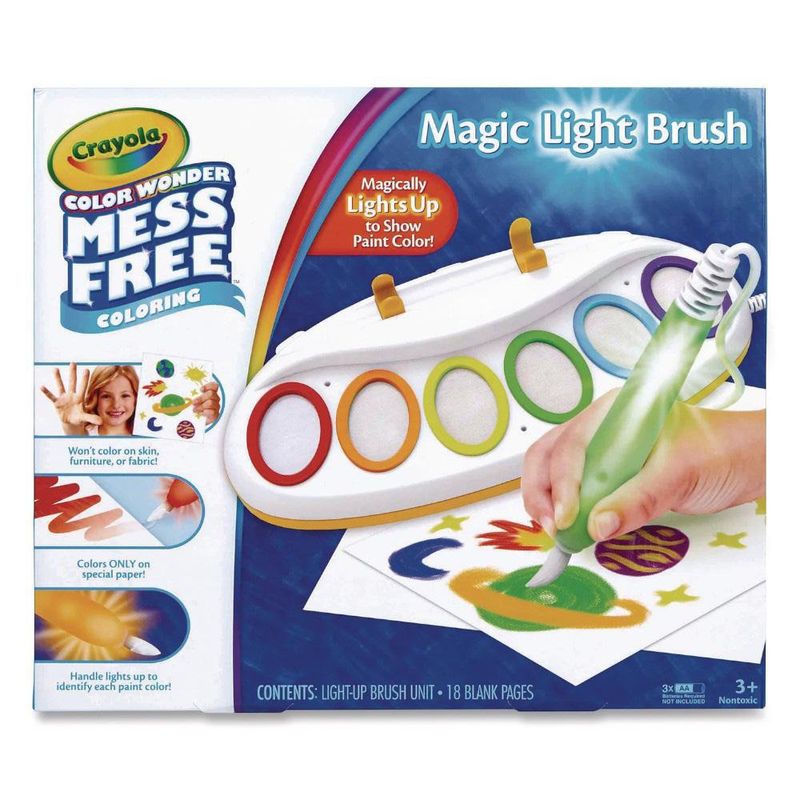 Set de pintura Crayola Color Wonder Magic Light Brush 18 piezas