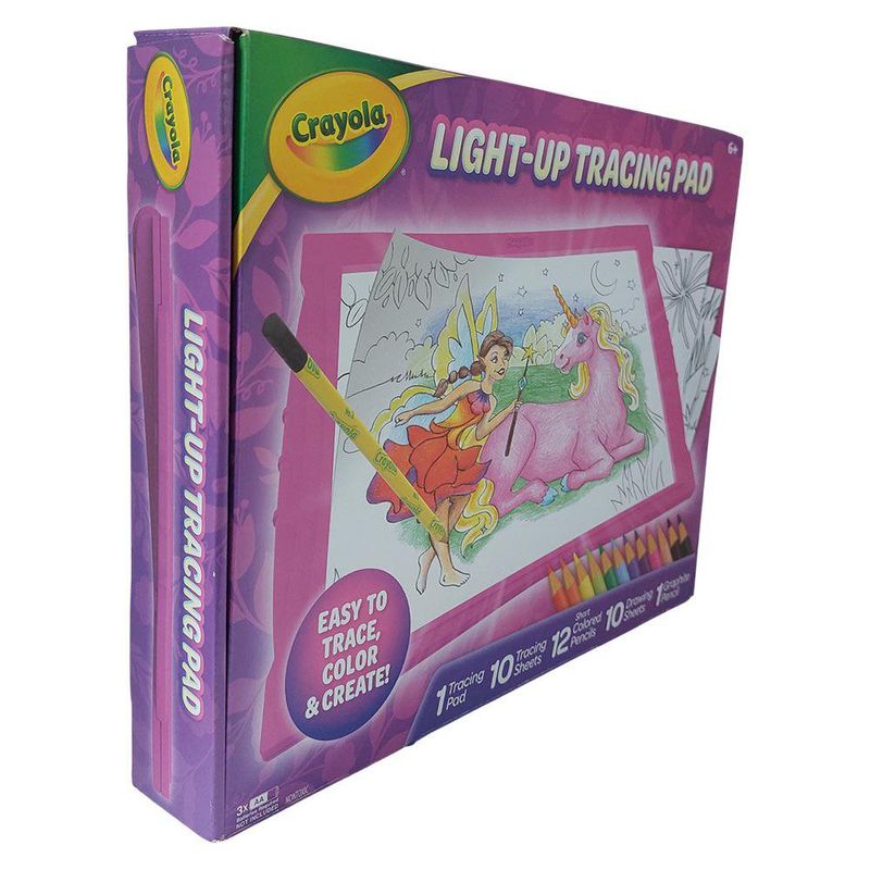 Set Crayola Light-Up Tracing Pad con Lápices de Colores