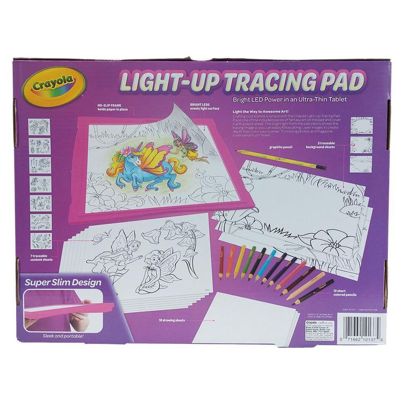 Set Crayola Light-Up Tracing Pad con Lápices de Colores
