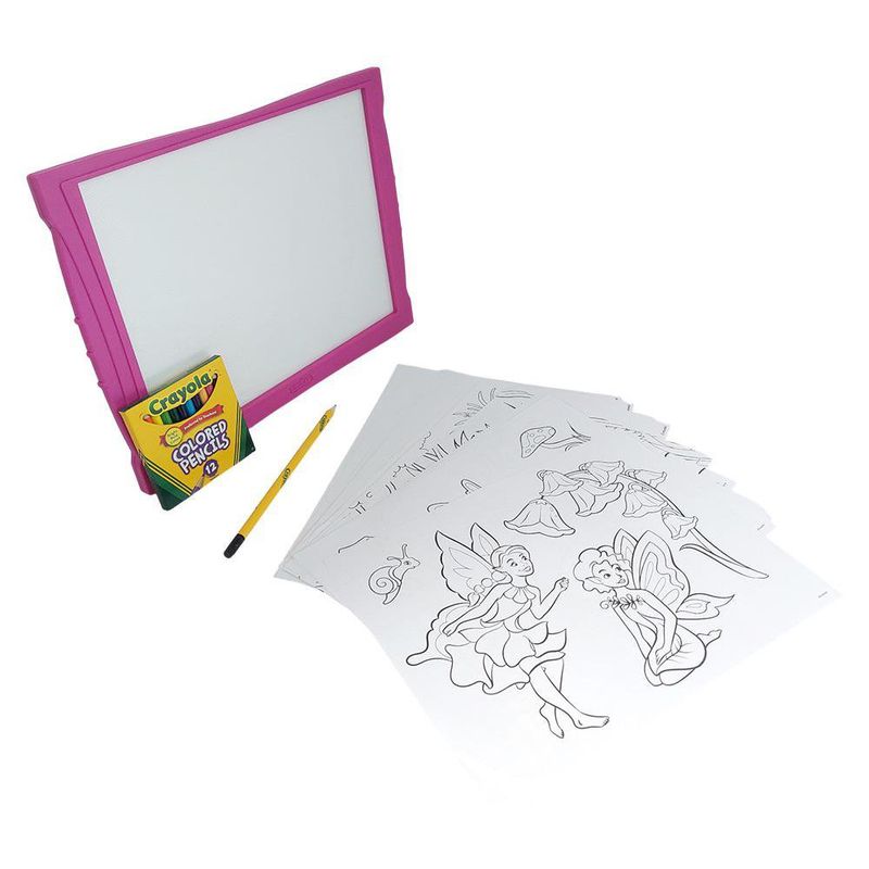 Set Crayola Light-Up Tracing Pad con Lápices de Colores