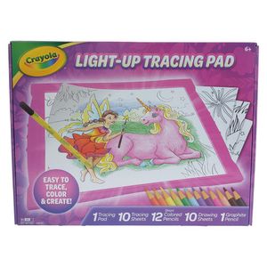 Set Crayola Light-Up Tracing Pad con Lápices de Colores