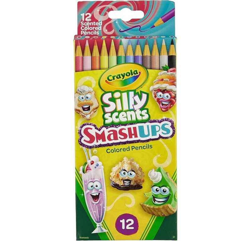 Set de 12 Crayones de Madera Crayola Silly Scents Aromatizados