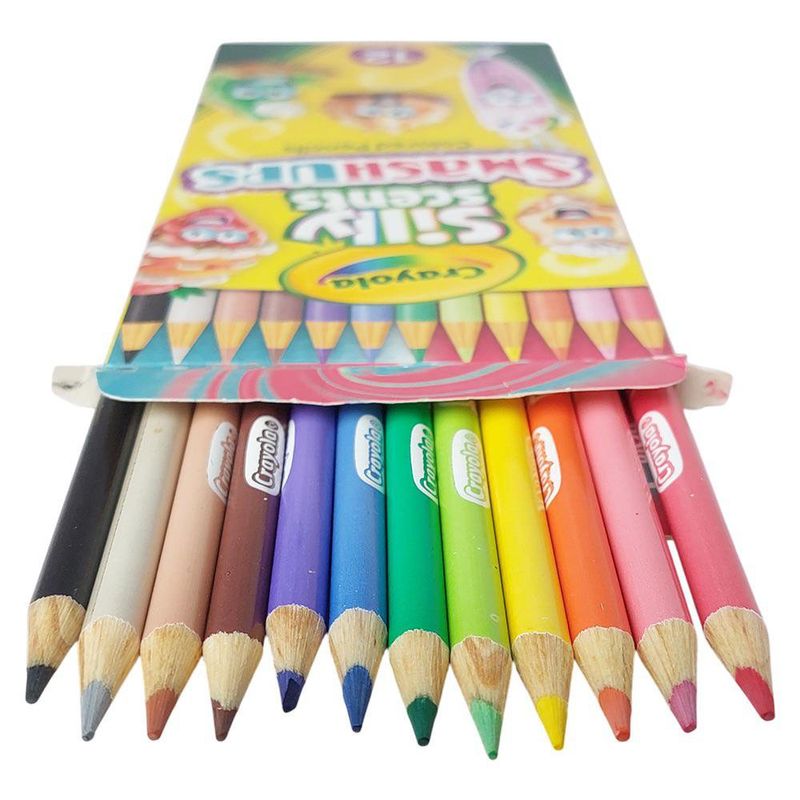 Set de 12 Crayones de Madera Crayola Silly Scents Aromatizados