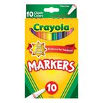 Set de 10 Marcadores Lavables Crayola Clásicos Punta Fina