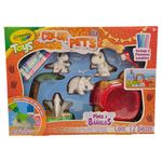 Set Crayola Color Pets Dinosaurios Pinta y Báñalos 12 piezas
