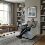 Butaca Mecedora Mont Blanc Gris 76x75x92 Cm