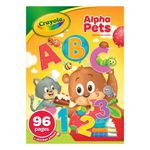 Libro para Colorear Crayola Alpha Pets de 96 páginas