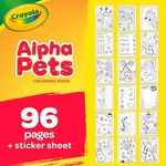 Libro para Colorear Crayola Alpha Pets de 96 páginas
