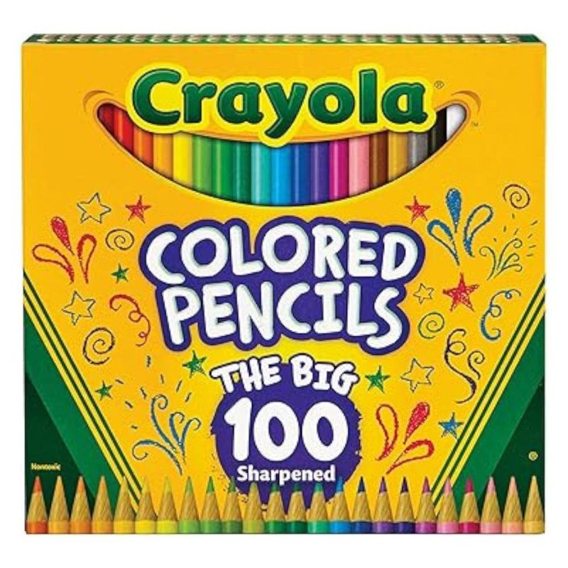 Set de 100 Crayones de Madera Crayola en Colores Surtidos