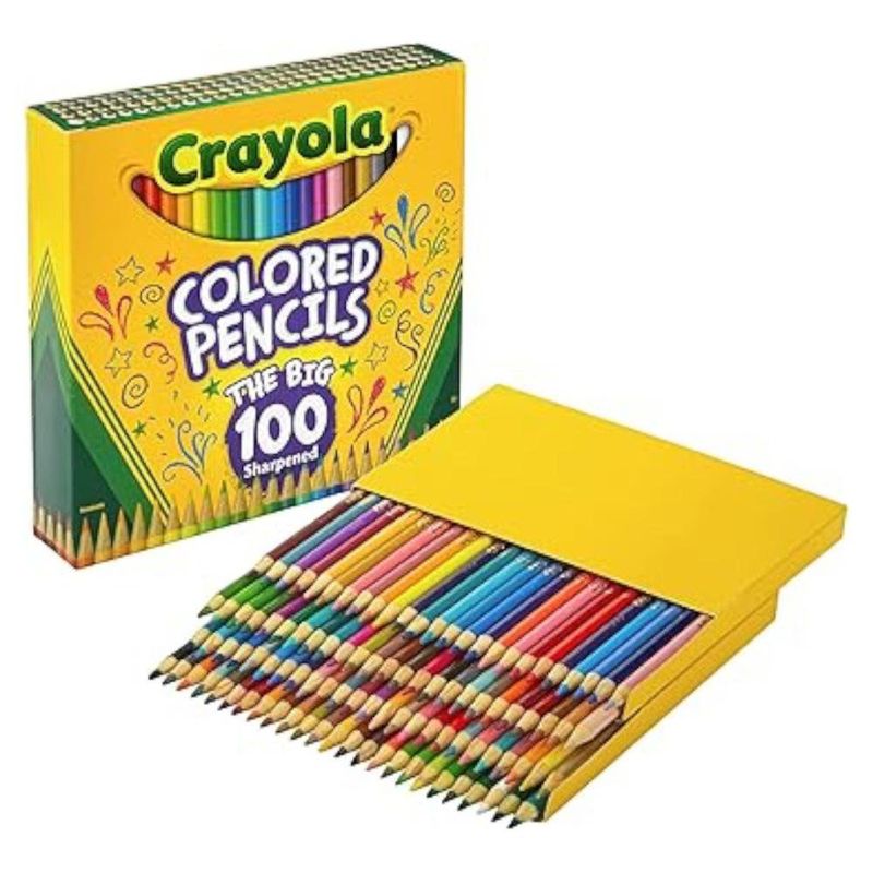 Set de 100 Crayones de Madera Crayola en Colores Surtidos