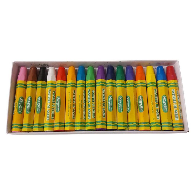 Set Crayola de 16 Crayones Tipo Pastel al Óleo No Tóxicos