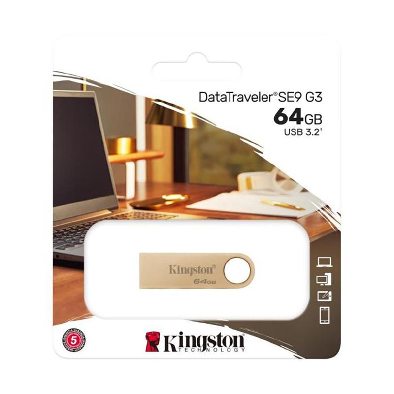 Memoria USB Kingston DataTraveler SE9 G3 de 64 GB USB 3.2