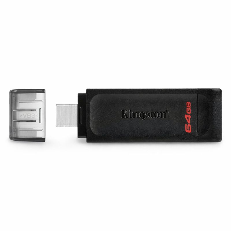 Memoria USB Kingston DataTraveler 70 de 64 GB Tipo C USB 3.2