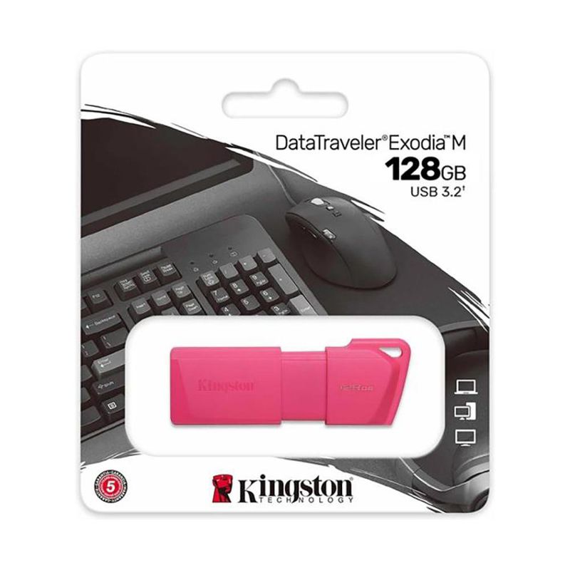 Memoria USB Kingston DataTraveler Exodia M de 128 GB USB 3.2