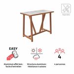 Mesa Jardín Alta Cerámica Gaia 4 Personas