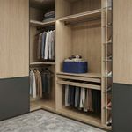 Caja Plegable de Tela de 14 x 14 x 31 cm Color Azul