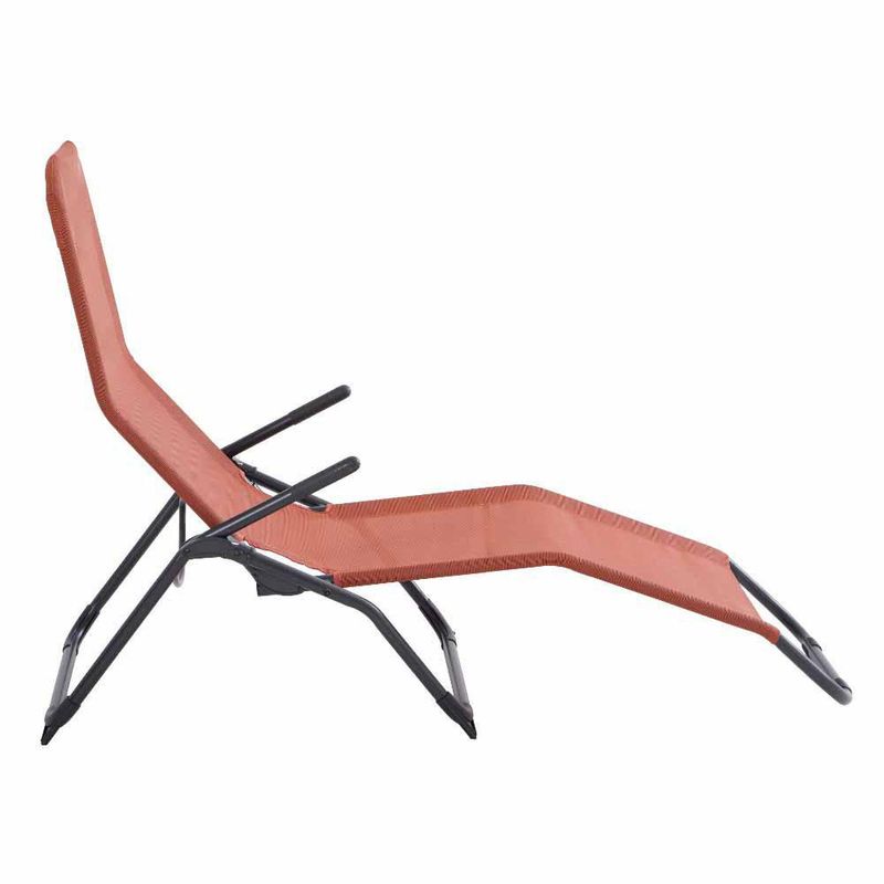 Silla Asoleadora Reclinable Roja Terracota