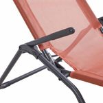 Silla Asoleadora Reclinable Roja Terracota