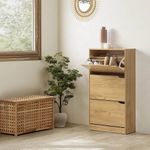 Zapatera de 3 Niveles con Puertas Maple