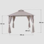 Toldo Oxis Gazebo 300 X 300 Cm
