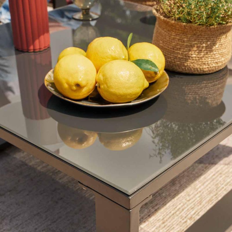 Set de Exterior Coffee Lyra Gris 4 Pzas