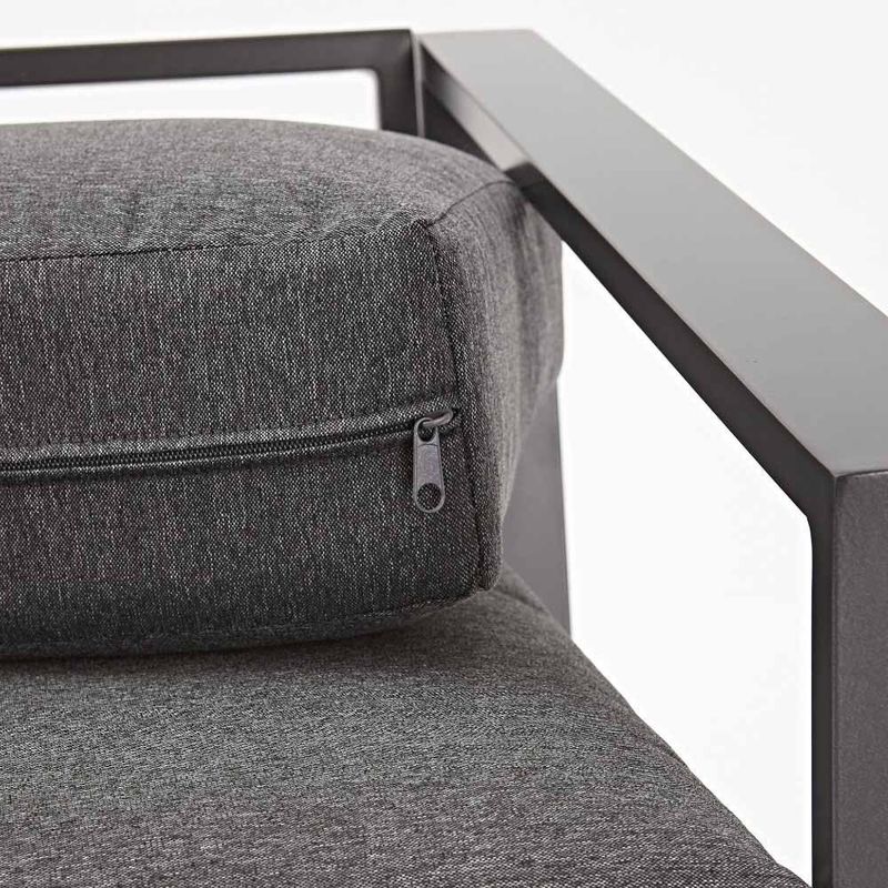 Set de Exterior Coffee Lyra Gris 4 Pzas