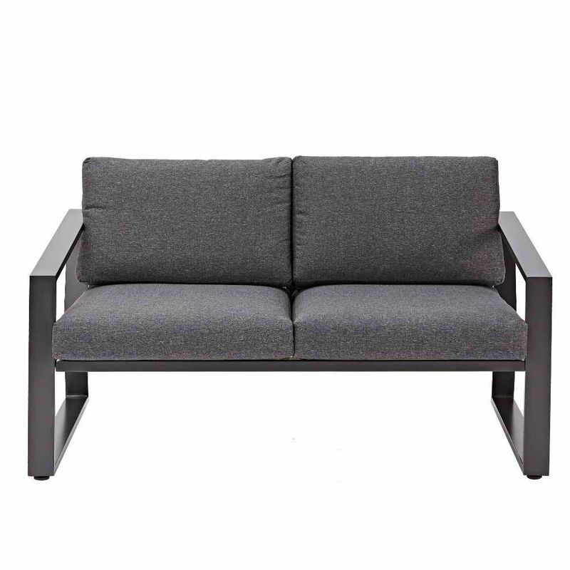 Set de Exterior Coffee Lyra Gris 4 Pzas