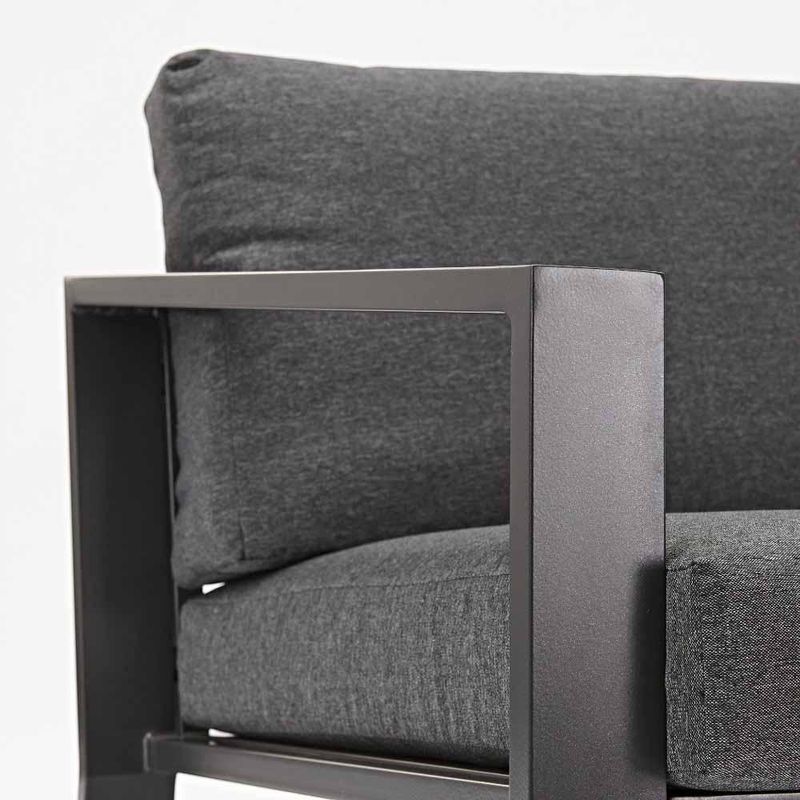 Set de Exterior Coffee Lyra Gris 4 Pzas