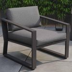 Set de Exterior Coffee Lyra Gris 4 Pzas