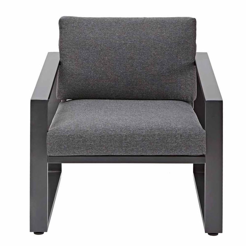 Set de Exterior Coffee Lyra Gris 4 Pzas