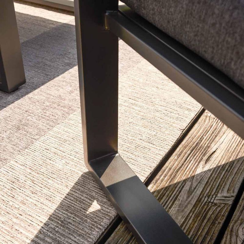 Set de Exterior Coffee Lyra Gris 4 Pzas