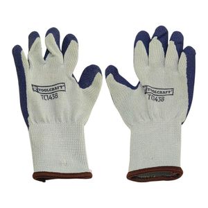 Guantes Toolcraft Cubiertos con Caucho Talla L