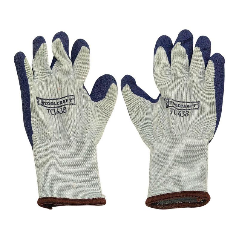 Guantes Toolcraft Cubiertos con Caucho Talla L