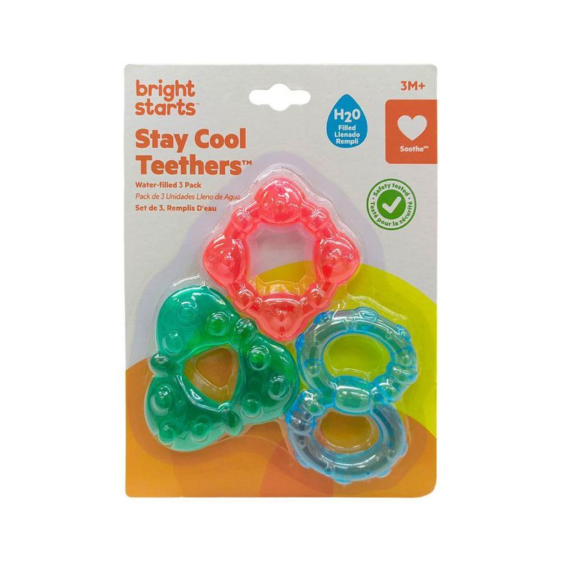 Set de 3 Mordedores para Bebé Bright Starts Llenos de Agua