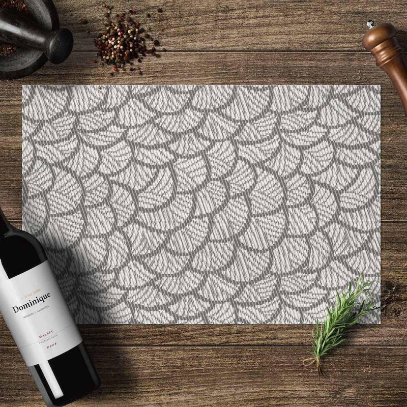 Individual Gris 30 x 45 Cm